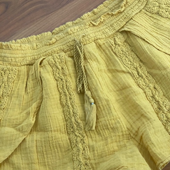 Mustard Bohemian Shorts - Picture 7 of 7